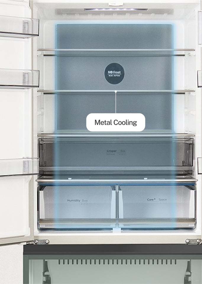 FRIDGE STUDIO FRENCH DOOR PRO 509 - Frigorífico de porta francesa 509L No Frost com Space Pro e Care+, imagem da galeria 12