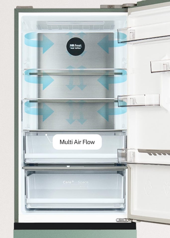 FRIDGE STUDIO COMBI PRO FLEX 401 - Frigorífico de estilo italiano 401L No Frost com Space Pro e Care+, imagem da galeria 5