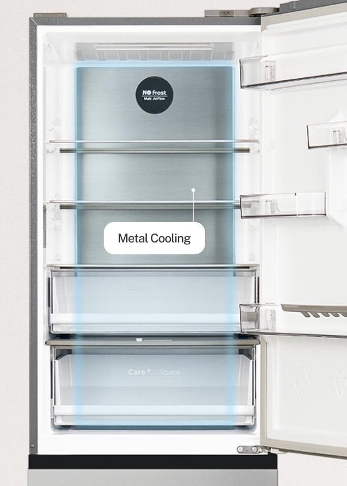 FRIDGE STUDIO COMBI PRO FLEX 401 - Frigorífico de estilo italiano 401L No Frost com Space Pro e Care+, imagem da galeria 9