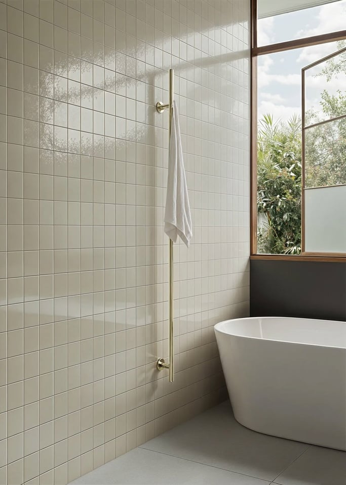 WARM TOWEL TUBE - Toalheiro elétrico 60W/120W, imagem da galeria 1