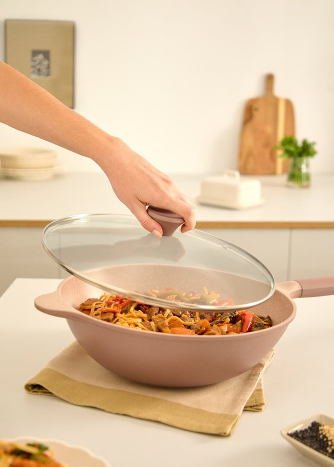 WOK STUDIO - Wok de alumínio fundido com revestimento cerâmico, imagem da galeria 2