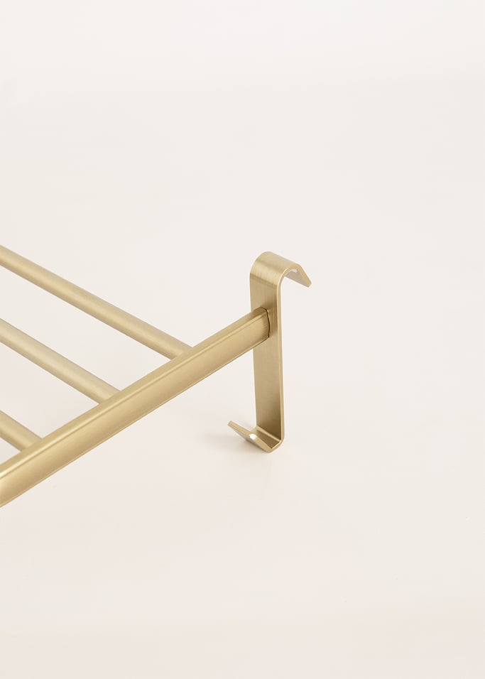 Prateleira com gancho e três barras para toalheiro WARM TOWEL, imagem da galeria 3