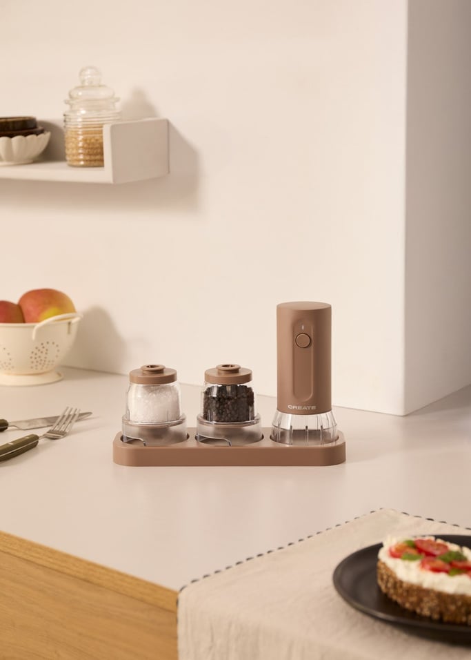 SPICE GRINDER STUDIO PRO - Moinho elétrico para especiarias com recipientes intercambiáveis, imagem da galeria 1