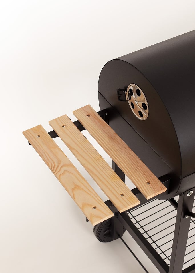 BBQ SMOKEY EASY - Grelhador defumador de carvão com rodas, imagem da galeria 12