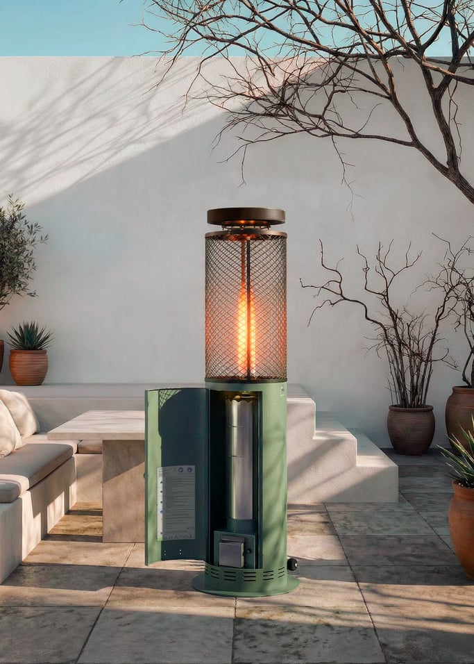 FIRE ROUND PELLET HEATER - Aquecedor exterior a pellets 17,5 kW sem fumo, imagem da galeria 2