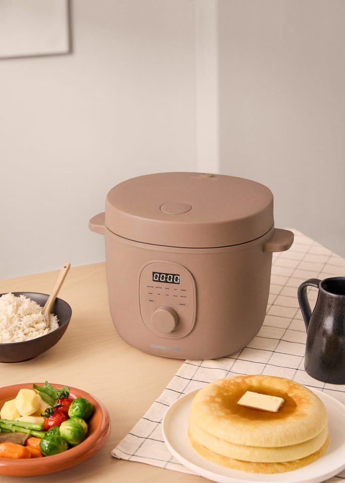 RICE COOKER STUDIO - Panela de arroz elétrica multifuncional com cesto a vapor, imagem da galeria 1
