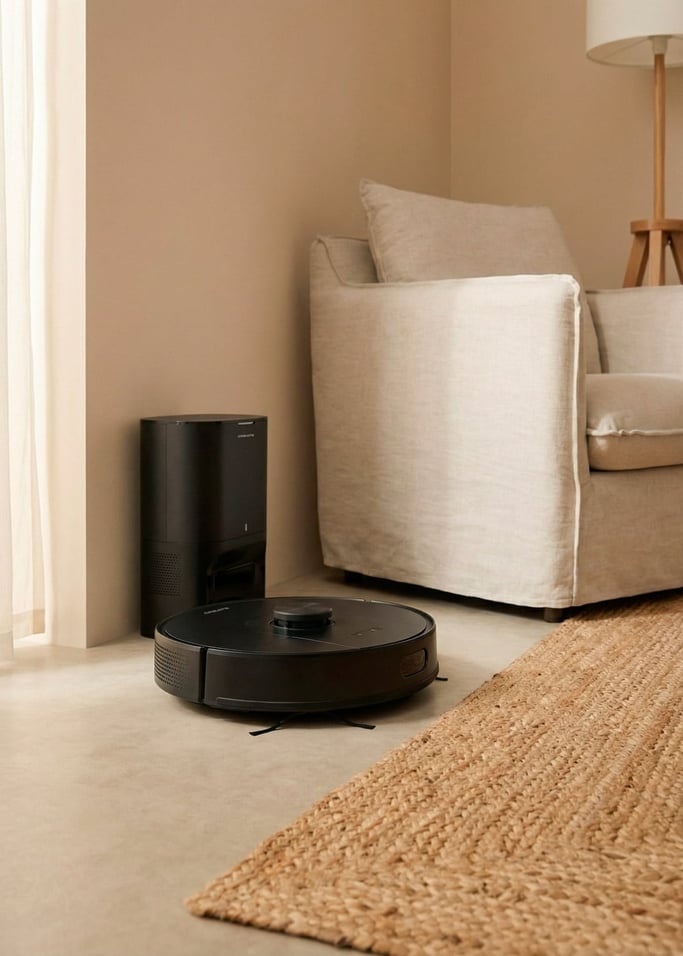 NETBOT LS80 - Robô aspirador inteligente 8000 Pa com função de esfregona e base de autoesvaziamento opcional, imagem da galeria 1