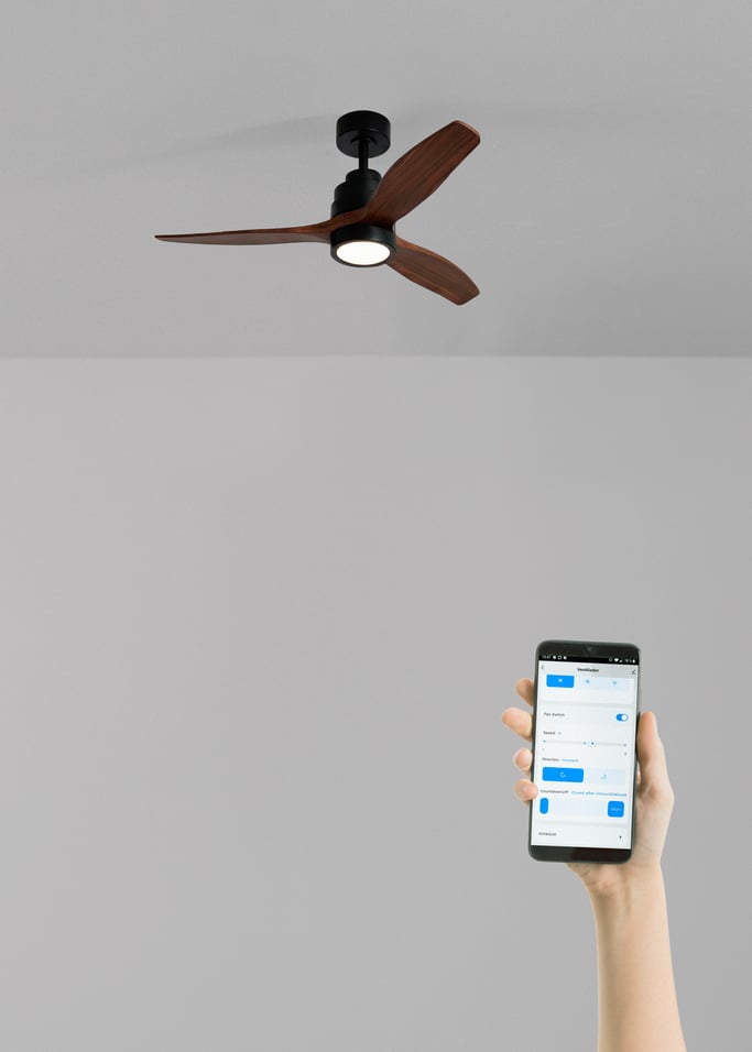 WIND STYLANCE - Ventoinha de teto silenciosa de 40 W com pás em ABS técnico, disponível em vários tamanhos, imagem da galeria 2