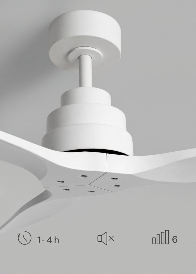 WIND STYLANCE - Ventoinha de teto silenciosa de 40 W com pás em ABS técnico, disponível em vários tamanhos, imagem da galeria 4