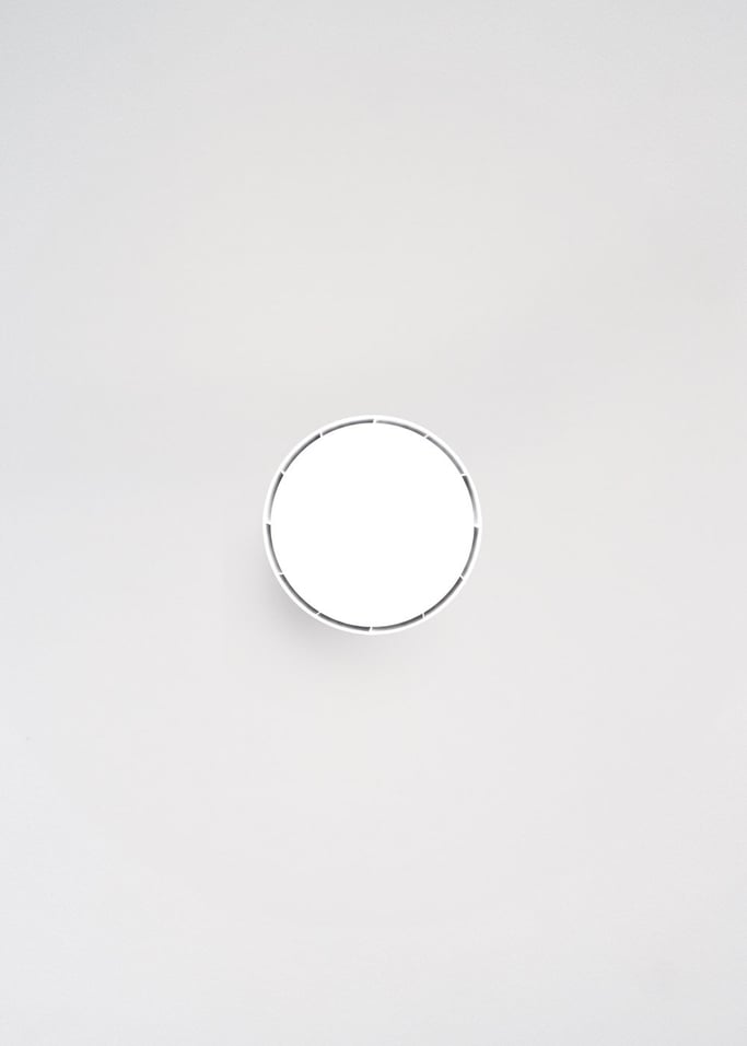 WIND CLEAR BLADELESS - Ventoinha de teto silenciosa 56W sem pás Ø50 cm com luz LED no corpo e luz de lâmpada, imagem da galeria 6