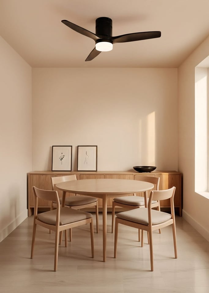 WIND CALM NATURAL WOOD - Ventoinha de teto 40W silencioso 100% madeira, imagem da galeria 1