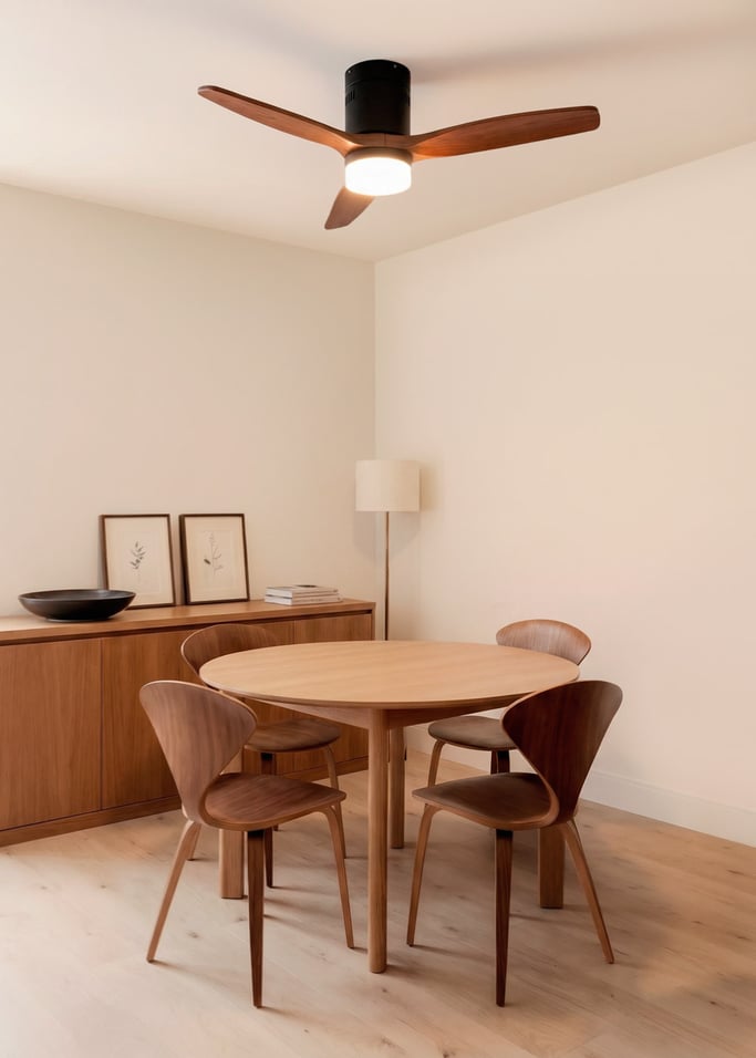 WIND CALM NATURAL WOOD - Ventoinha de teto 40W silencioso 100% madeira, imagem da galeria 1