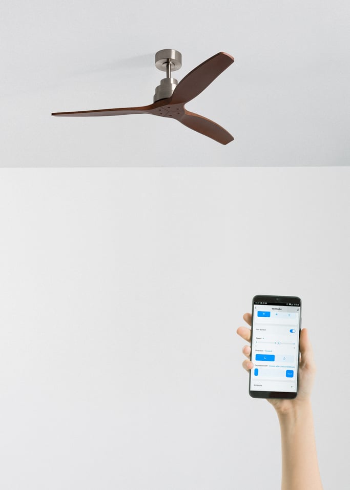 WIND STYLANCE - Ventoinha de teto silenciosa de 40 W com pás em ABS técnico, disponível em vários tamanhos, imagem da galeria 2