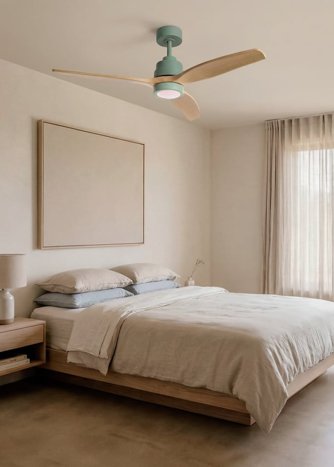 WIND STYLANCE - Ventoinha de teto silenciosa de 40 W com pás em ABS técnico, disponível em vários tamanhos, imagem da galeria 1