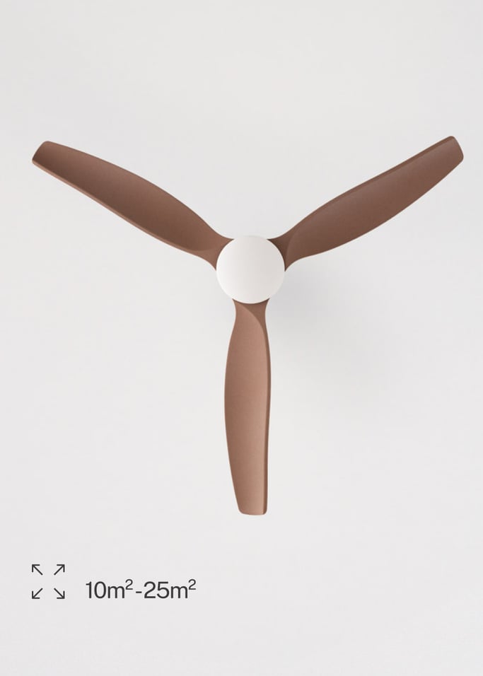 WIND CALM - Ventilador de teto silencioso de 40 W com pás técnicas em ABS de vários tamanhos, imagem da galeria 6