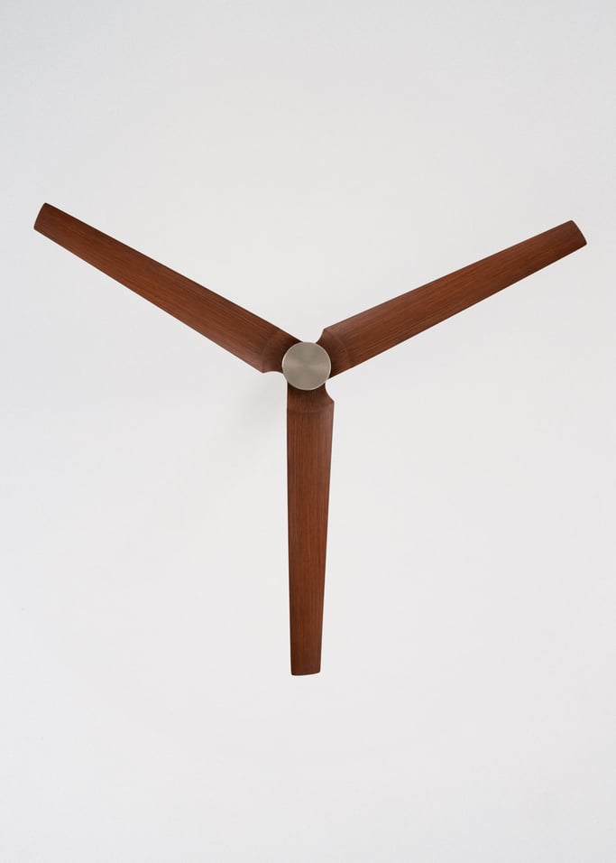 WIND FORMA - Ventoinha de teto silenciosa 45 W Ø152 cm com luz ambiente opcional, imagem da galeria 7