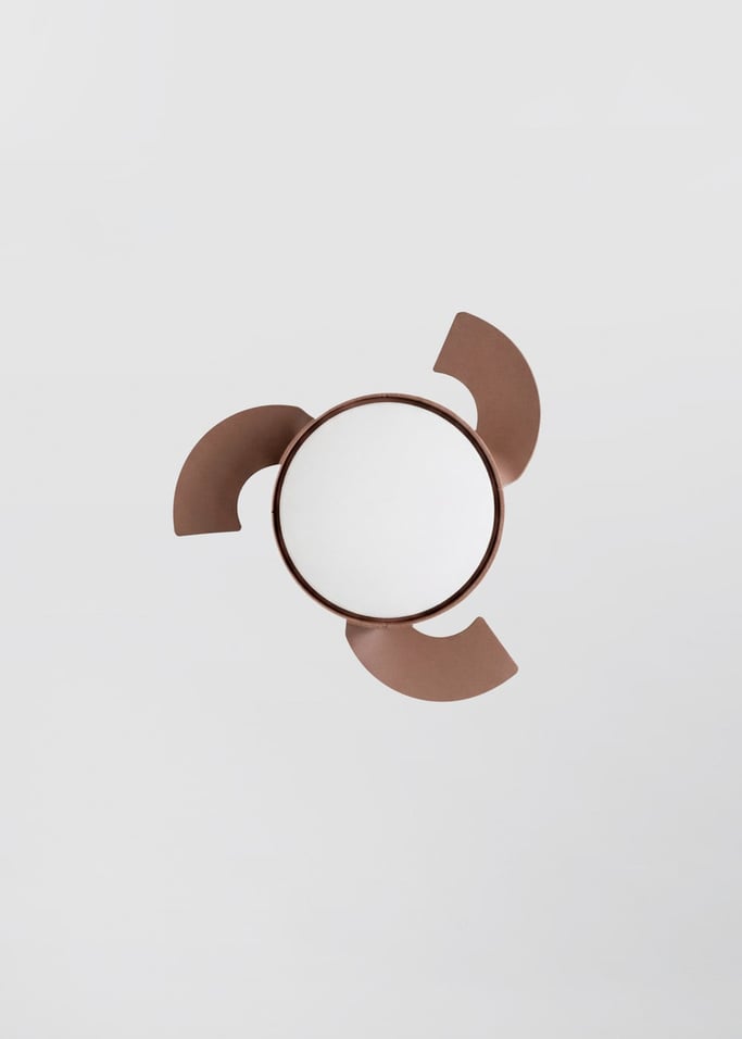 WIND CLEAR LAMP - Ventoinha de teto 40W silenciosa Ø55cm com pás retráteis e luz LED, imagem da galeria 6