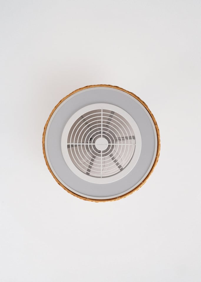 WIND CLEAR EASY - Ventoinha de teto silenciosa 40W Ø50 cm com pás ocultas e luz LED, imagem da galeria 6