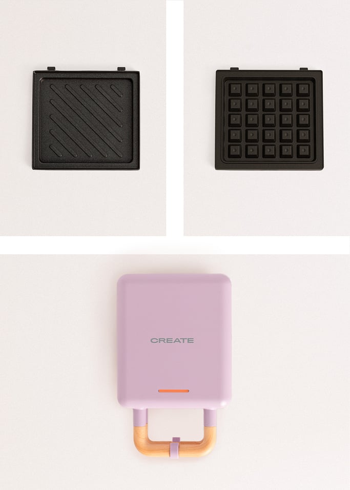 STONE STUDIO - Sanduicheira grill e máquina de waffles com placas intercambiáveis, imagem da galeria 8