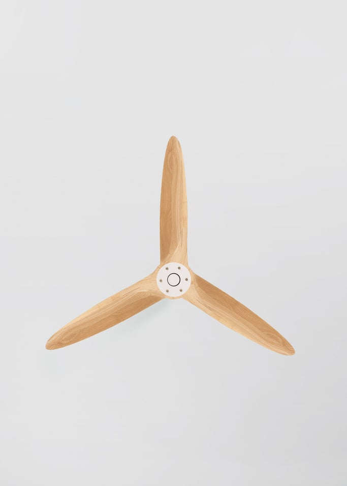 WIND CENTURY - Ventilador de teto 40W silencioso Ø152 cm 100% madeira, imagem da galeria 6