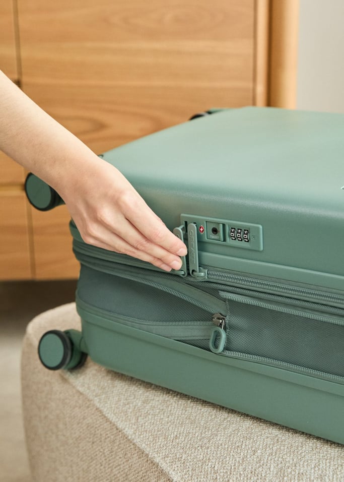 LUGGAGE STUDIO - Mala rígida de policarbonato com cadeado TSA e rodas multidirecionais, imagem da galeria 2