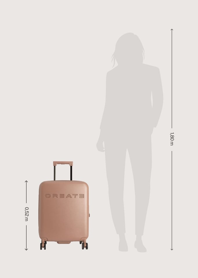 LUGGAGE STUDIO - Mala rígida de policarbonato com cadeado TSA e rodas multidirecionais, imagem da galeria 11