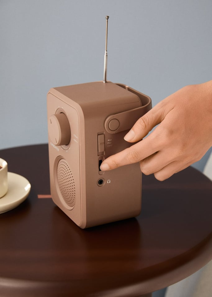 RADIO SPEAKER STUDIO - Rádio portátil AM/FM 5 W com altifalante integrado, imagem da galeria 4