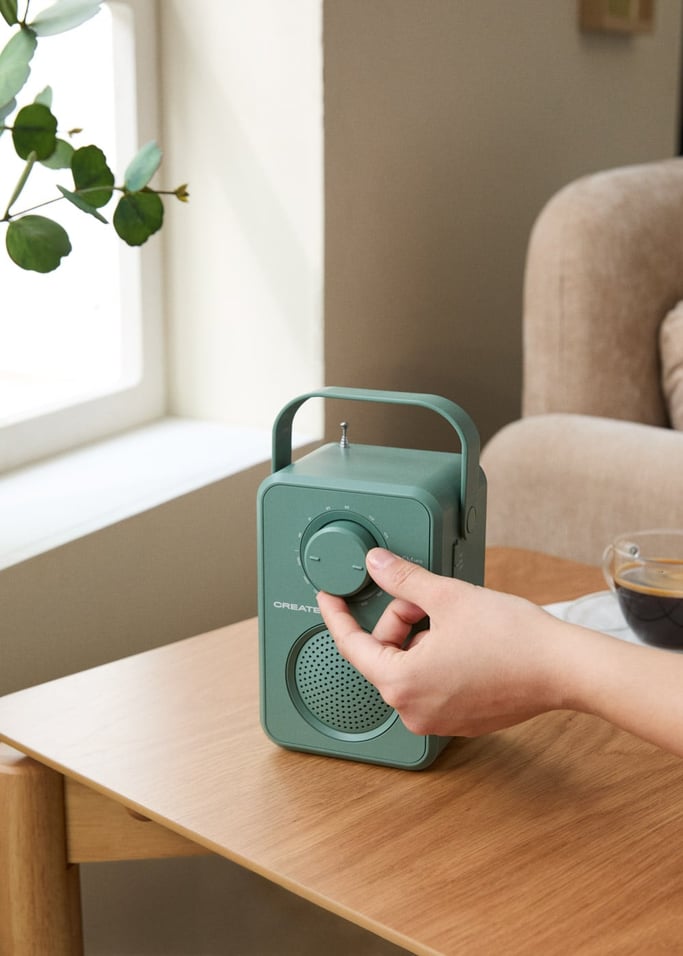 RADIO SPEAKER STUDIO - Rádio portátil AM/FM 5 W com altifalante integrado, imagem da galeria 3
