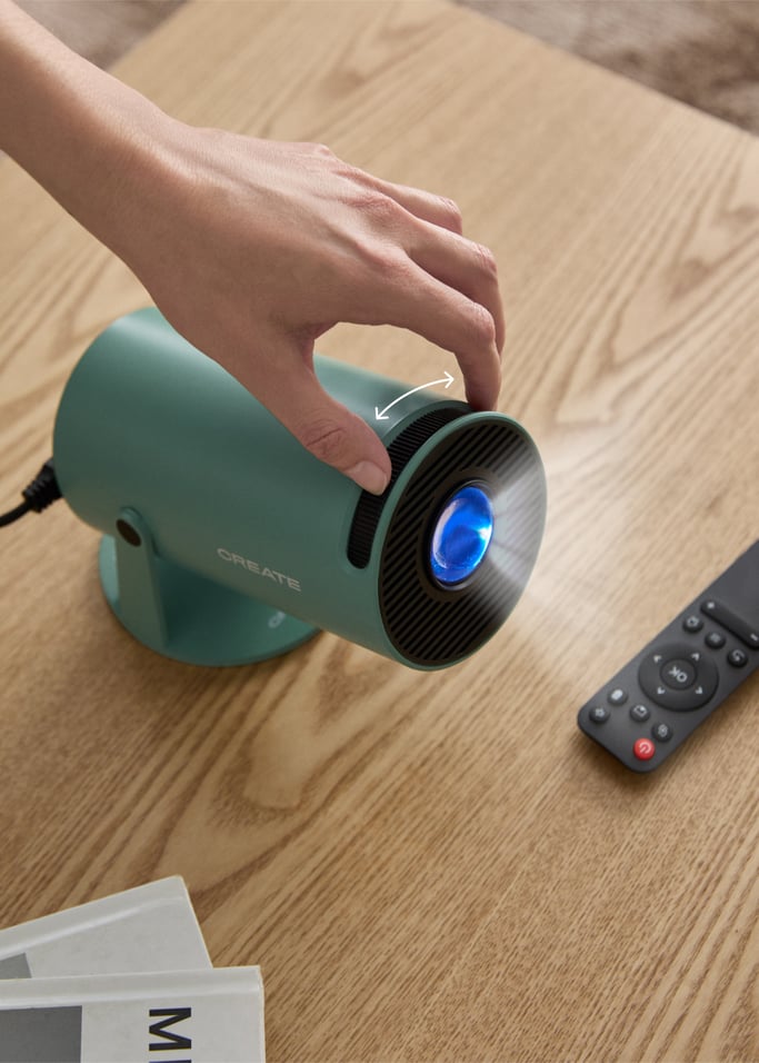 PROJECTOR STUDIO COMPACT - Projetor Smart HD com Wi-Fi, Bluetooth e rotação de 180º, imagem da galeria 7