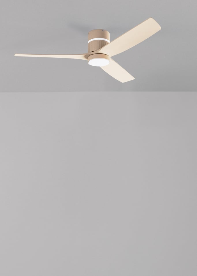 WIND LAYER - Ventoinha de teto silenciosa 40W Ø132 cm com luz ambiente, imagem da galeria 2