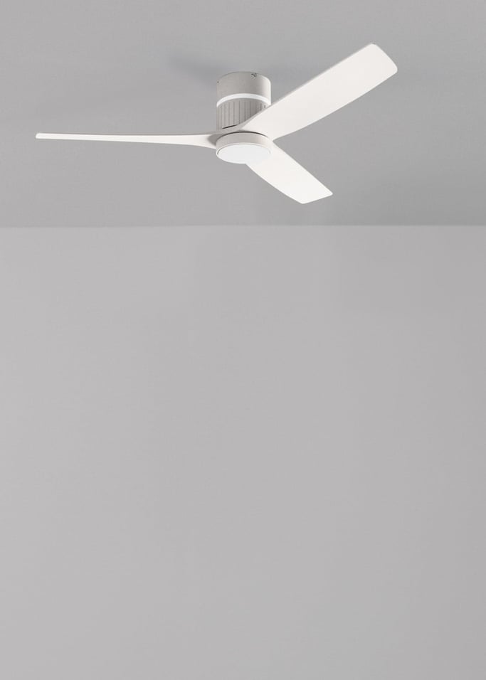 WIND LAYER - Ventoinha de teto silenciosa 40W Ø132 cm com luz ambiente, imagem da galeria 2