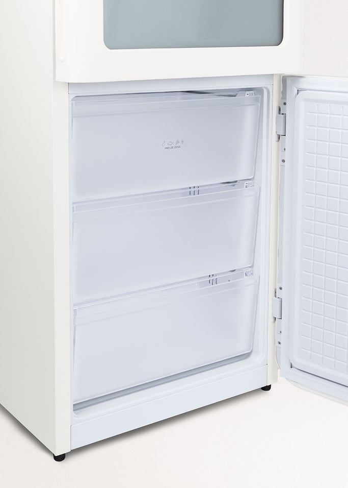 FRIDGE RETRO KNOCK KNOCK 401L - Frigorífico combinado No Frost de 401 L com janela de visualização de estilo retro, imagem da galeria 22