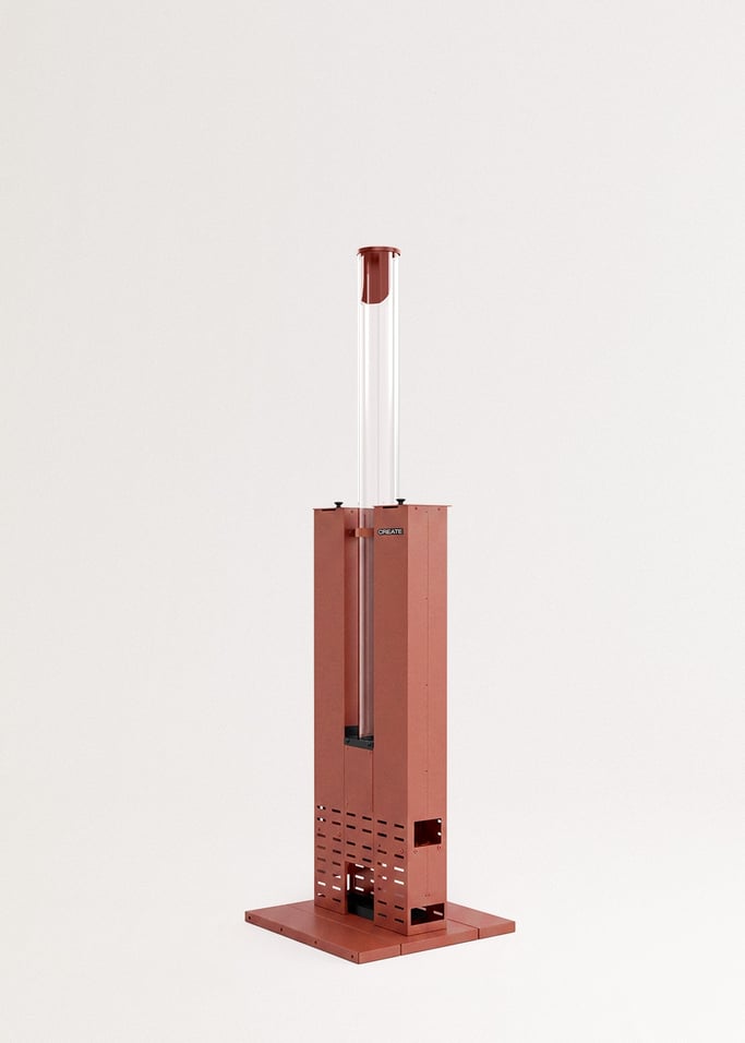 FIRE TUBE HEATER - Aquecedor a pellets de exterior 8,2 kW sem fumo, imagem da galeria 3