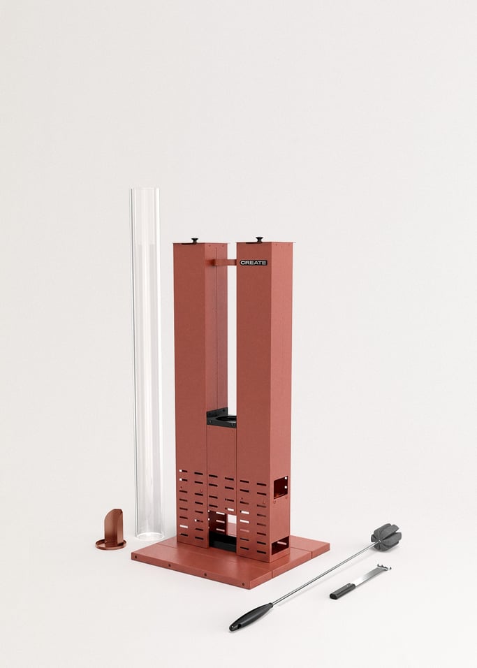 FIRE TUBE HEATER - Aquecedor a pellets de exterior 8,2 kW sem fumo, imagem da galeria 4