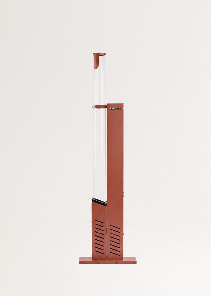 FIRE TUBE HEATER SLIM - Aquecedor exterior de pellets 8,2 kW sem fumo, imagem da galeria 2