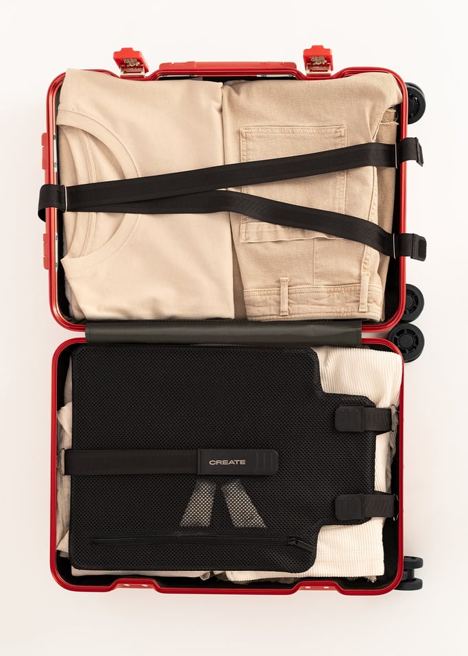 LUGGAGE ALUMINIUM - Mala rígida de alumínio com cadeado TSA e rodas multidirecionais, imagem da galeria 3