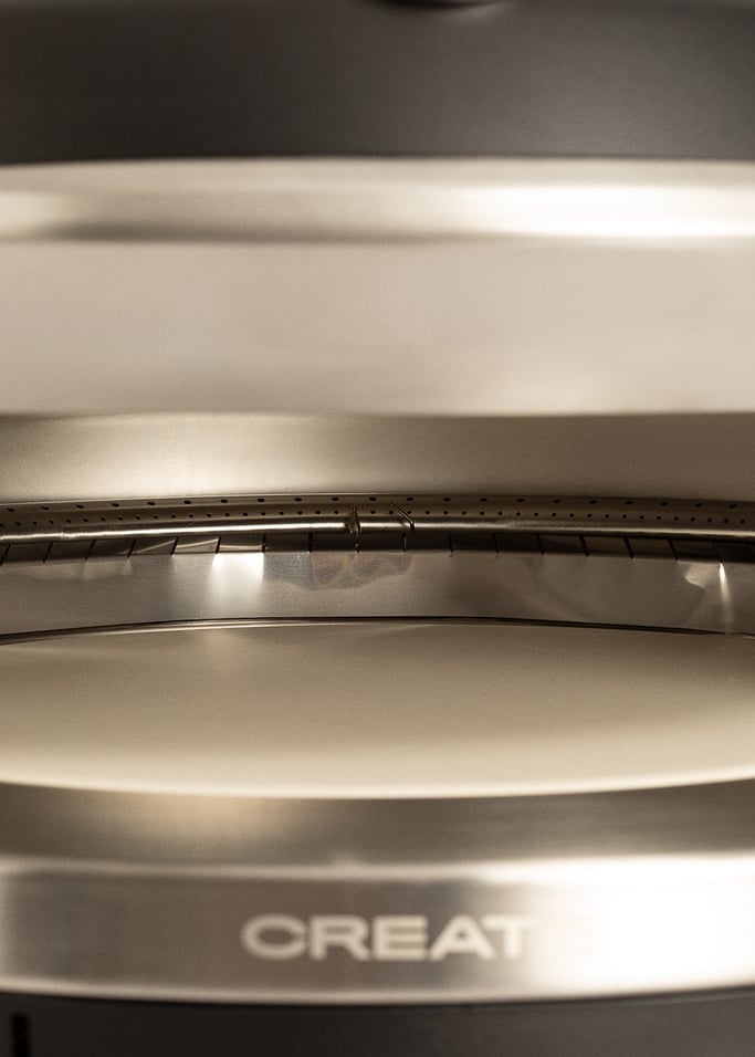 GAS PIZZA MAKER - Forno a gás para pizza com pedra rotativa automática, imagem da galeria 7