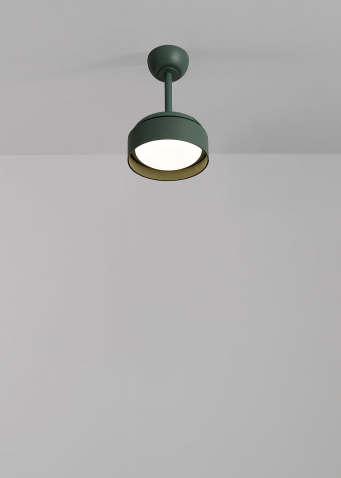 WIND CLEAR LAMP - Ventoinha de teto 40W silenciosa Ø55cm com pás retráteis e luz LED, imagem da galeria 2