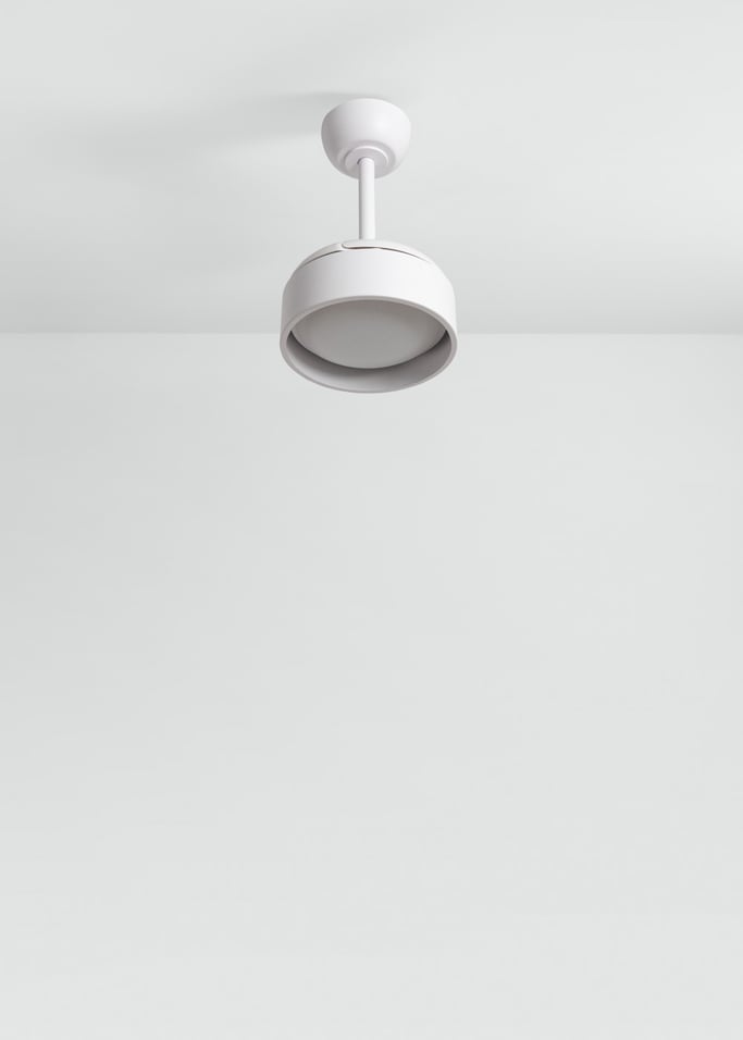 WIND CLEAR LAMP - Ventoinha de teto 40W silenciosa Ø55cm com pás retráteis e luz LED, imagem da galeria 2