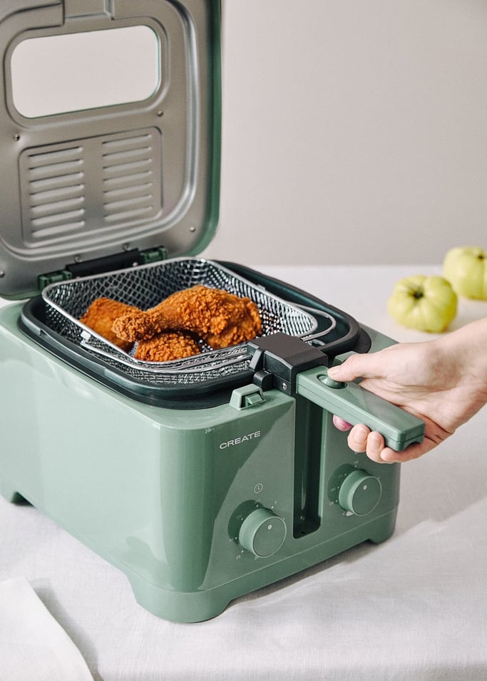 OIL FRYER - Fritadeira de 2,5 L com filtro antiodores e janela de visualização, imagem da galeria 2