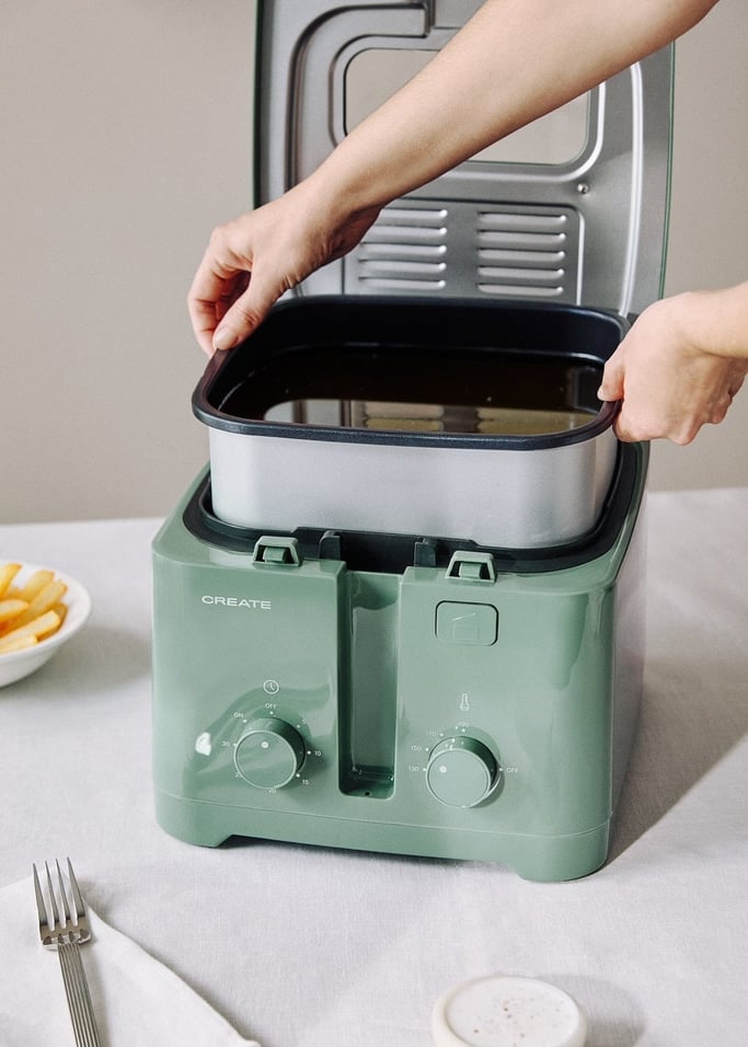 OIL FRYER - Fritadeira de 2,5 L com filtro antiodores e janela de visualização, imagem da galeria 7
