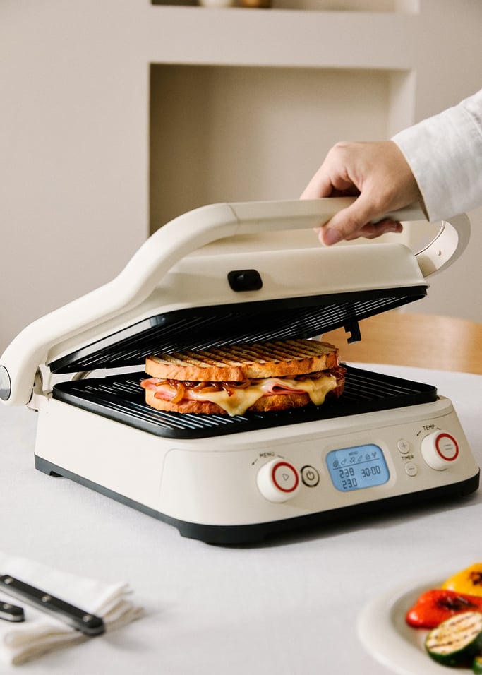 STONE GRILL ADVANCE - Grill e panini multifuncional de 2000 W, com abertura total e placas removíveis, imagem da galeria 2