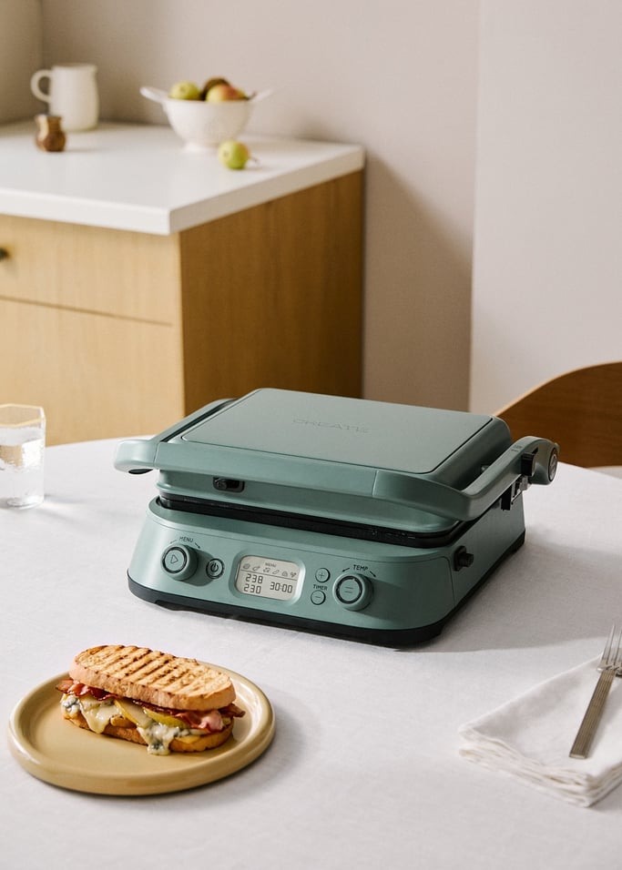 STONE GRILL ADVANCE - Grill e panini multifuncional de 2000 W, com abertura total e placas removíveis, imagem da galeria 1