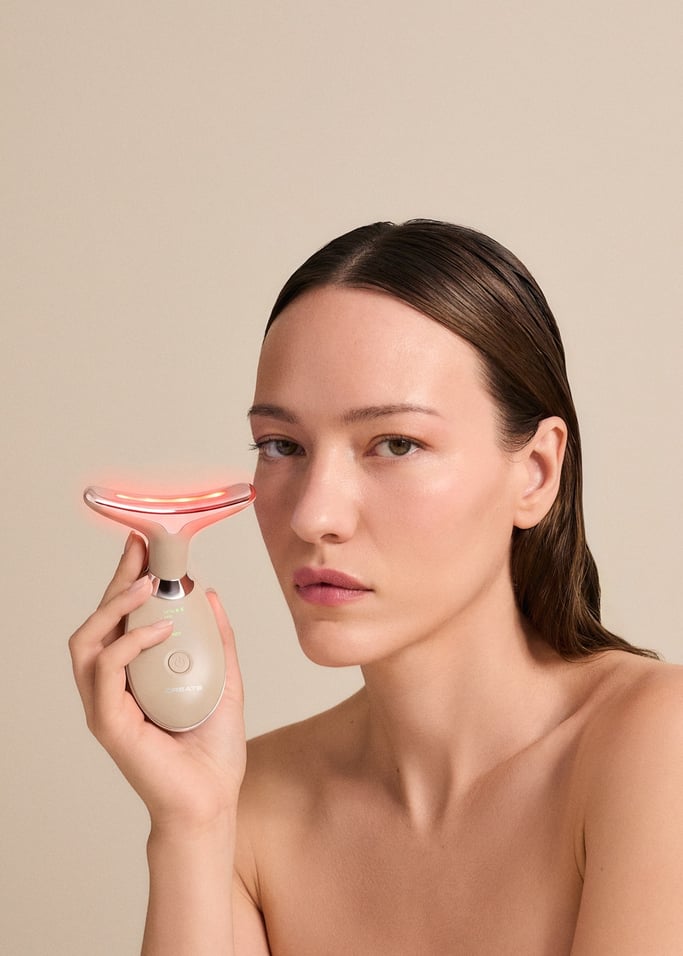 SKINCARE CONTOUR 4 in 1 - Dispositivo reafirmante 4 em 1 para pescoço e rosto com EMS e fototerapia LED, imagem da galeria 3
