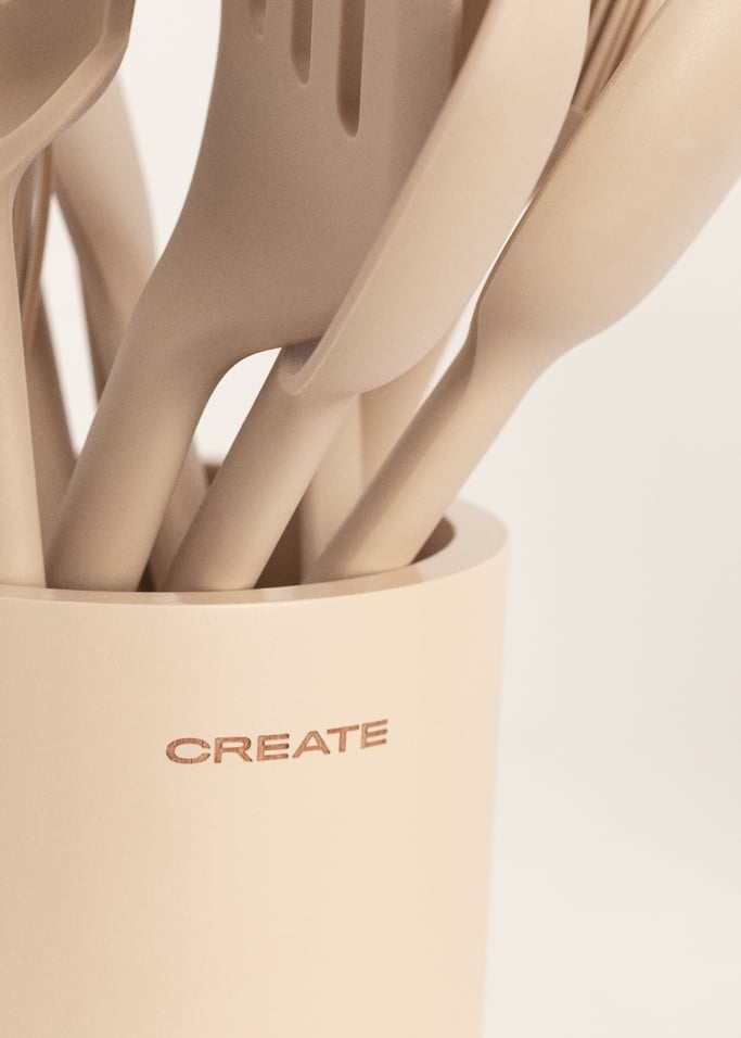 KITCHENWARE STUDIO - Conjunto de 9 utensílios de cozinha em silicone sem uniões, imagem da galeria 10