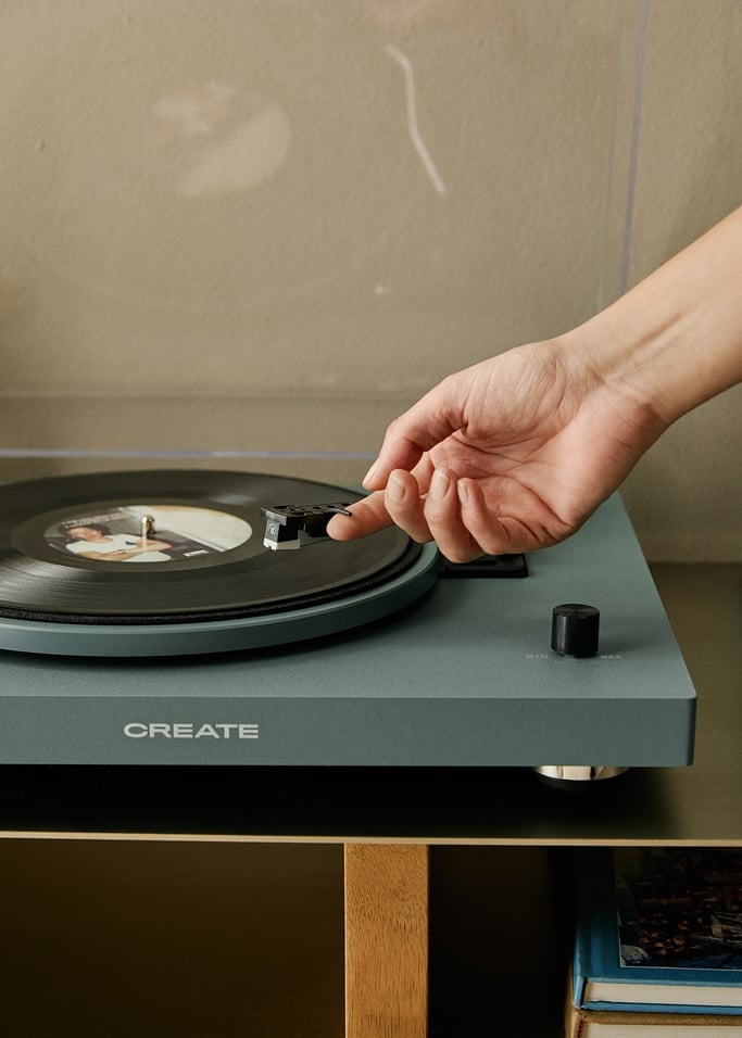 RECORD PLAYER STUDIO PRO - Gira-discos com 2 colunas externas, Bluetooth e saída RCA, imagem da galeria 2