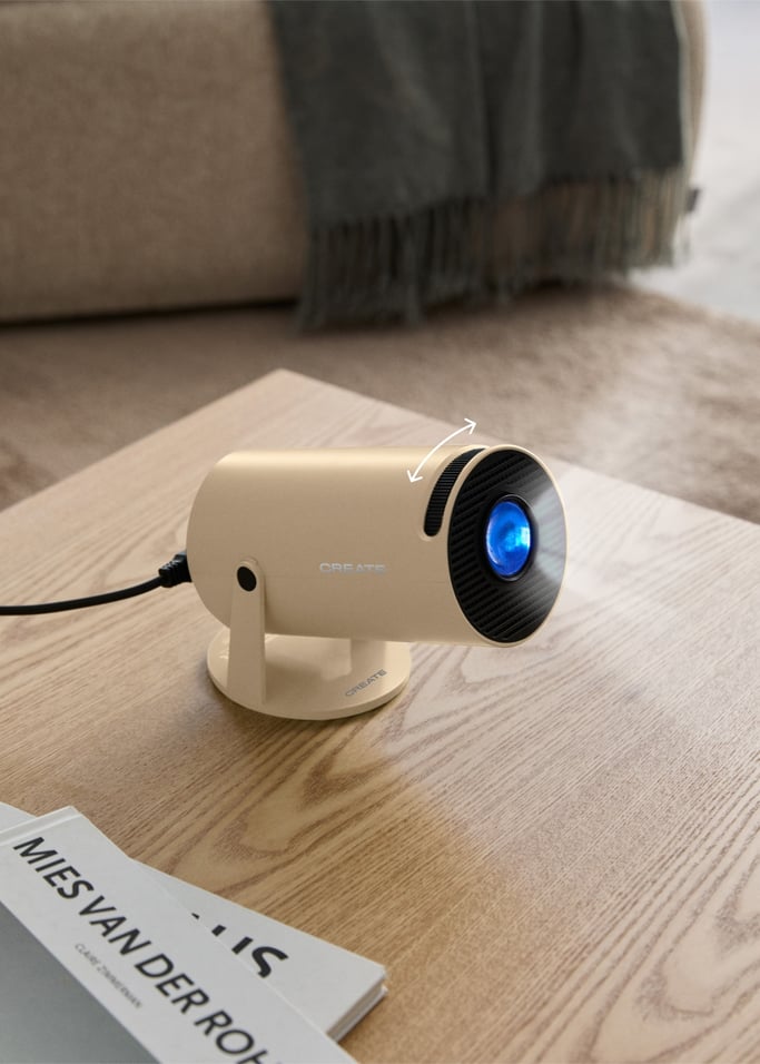 PROJECTOR STUDIO COMPACT - Projetor Smart HD com Wi-Fi, Bluetooth e rotação de 180º, imagem da galeria 8
