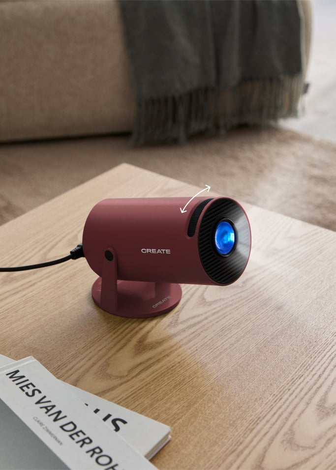 PROJECTOR STUDIO COMPACT - Projetor Smart HD com Wi-Fi, Bluetooth e rotação de 180º, imagem da galeria 8
