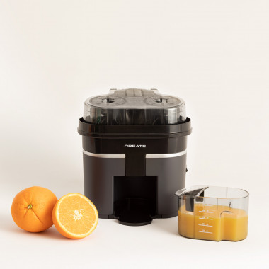 Cône presse-agrumes filtre à pulpe passe au lave-vaisselle pour oranges et agrumes CREATE JUICER EASY / Presse-agrumes électrique vert / 40 W design exclusif 50-60 Hz sans BPA 