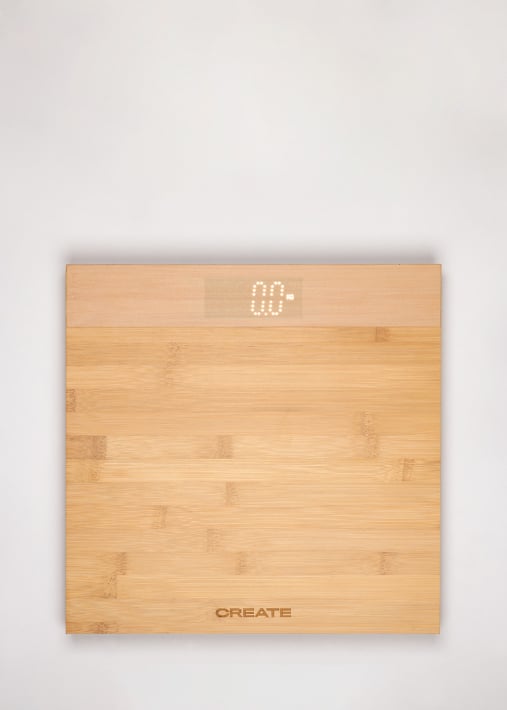 BALANCE BODY BAMBOO - Bamboo bathroom scale